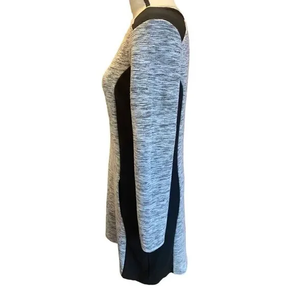 Athleta Color Block Cooldown Workout MIDI-Dress Black, Grey Women Size Small - Picture 6 of 11